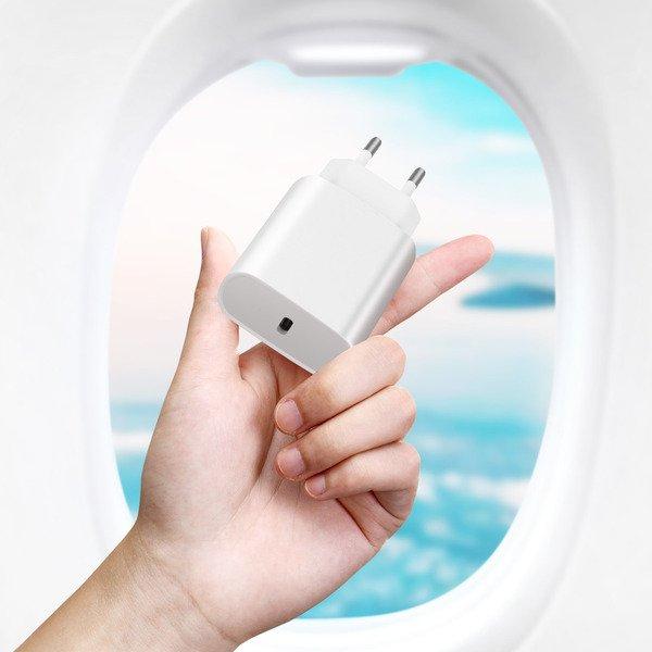 Avizar  Chargeur Secteur USB-C 20W Blanc 