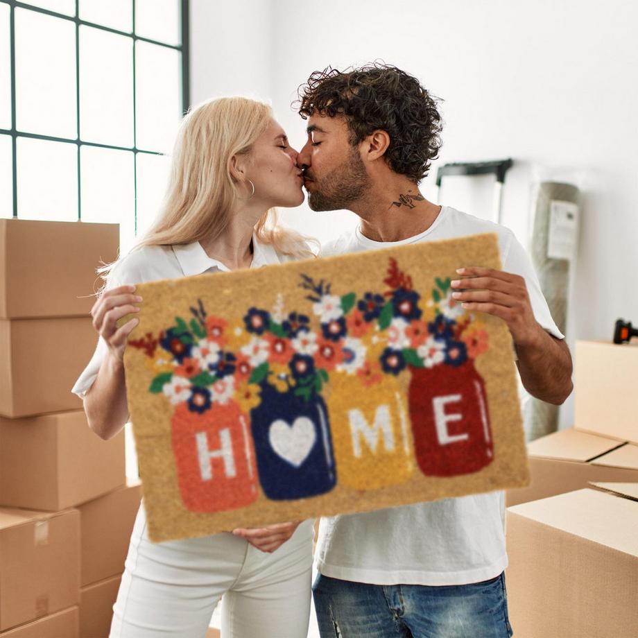 B2X Kokosnuss-Fußmatte Home  