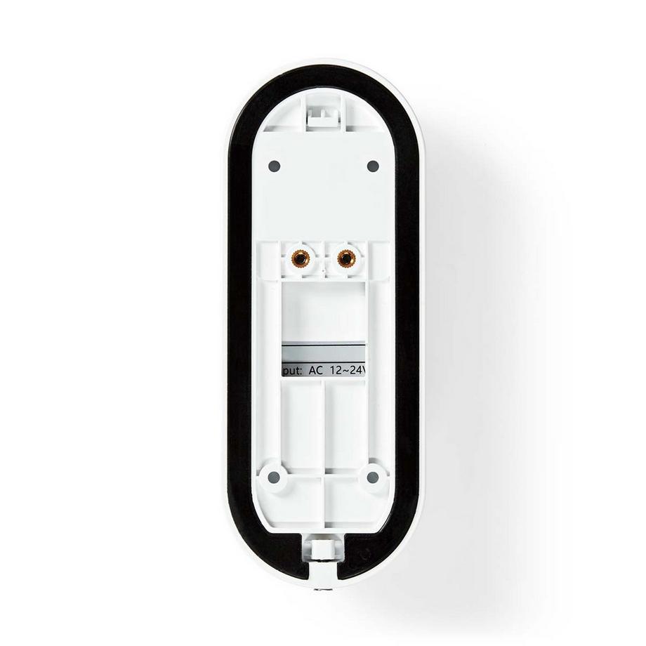 Nedis  Smartlife Video Entry Phone | Wi-Fi | Alimentation par batterie / Transformer | Full HD 1080p | microSD (non inclus) / Cloud storage (optionnel) | IP54 | Avec détecteur de mouvement | Vision nocturne | Blanc 