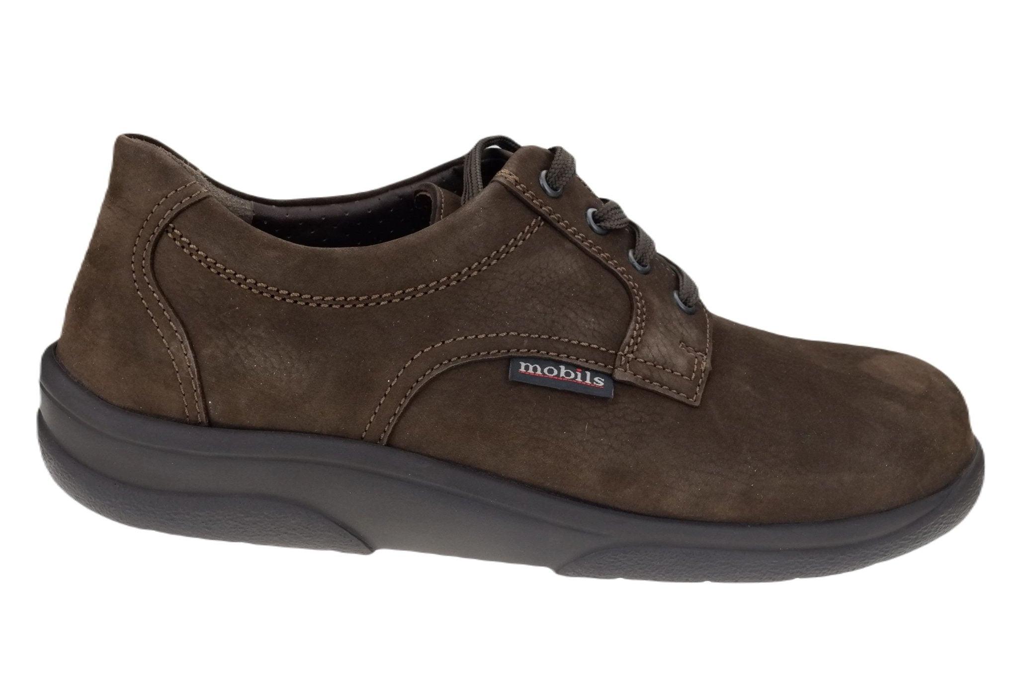 Image of Cassen - Nubuk Schnürschuh Unisex Braun 44.5