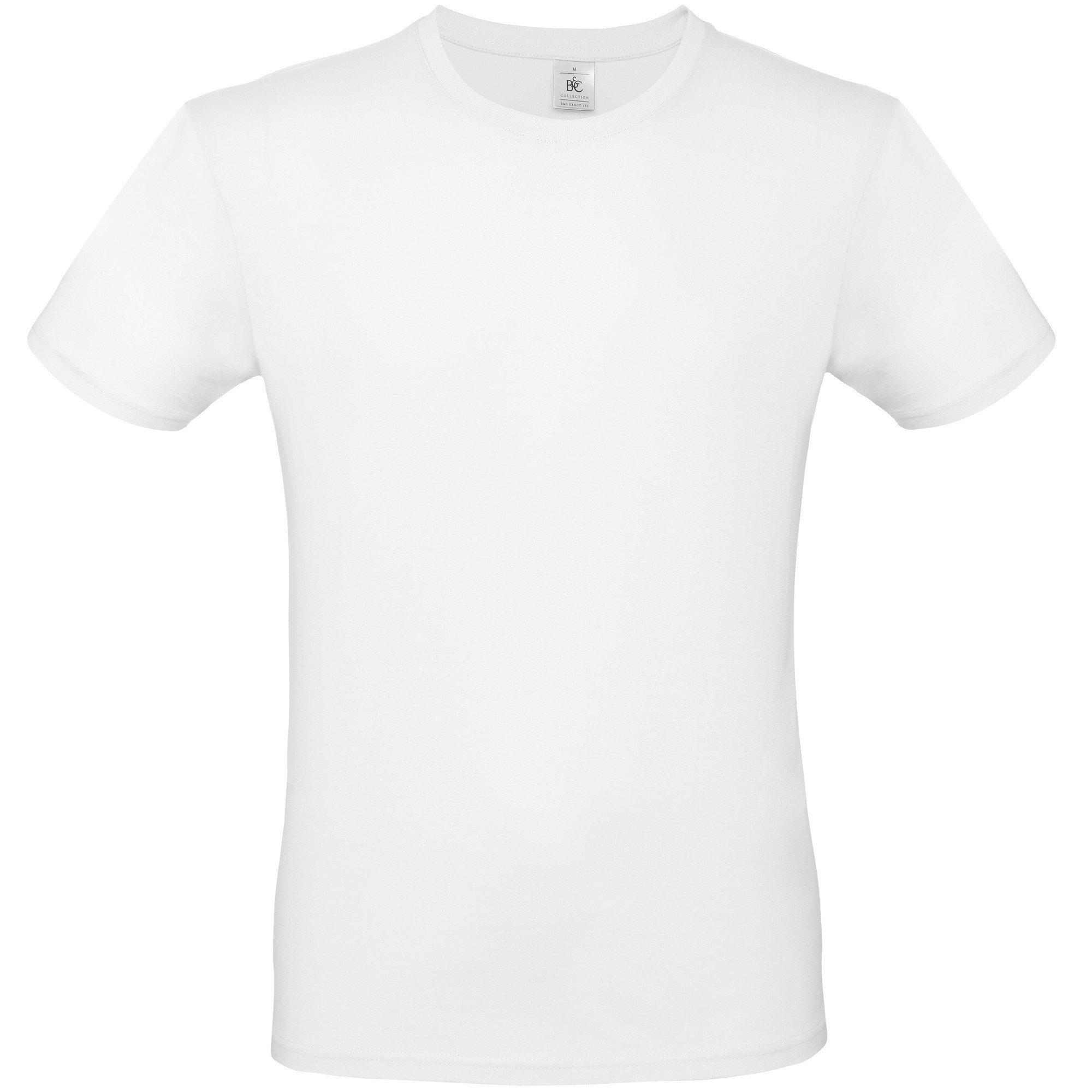 Image of B&c Tshirt #e150 Herren Weiss 5XL