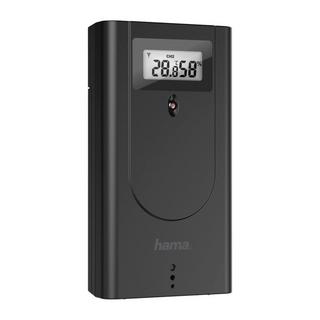 hama 186417 WETTERSTATION BLACK LINE Schwarz  