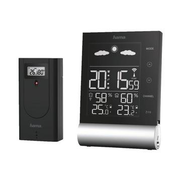 186417 WETTERSTATION BLACK LINE Schwarz