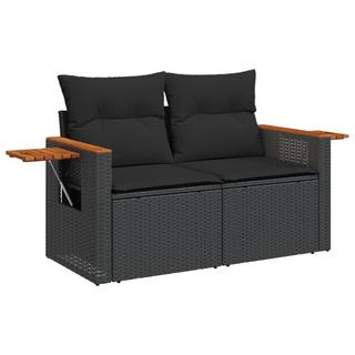 VidaXL Canapé de jardin rotin synthétique  