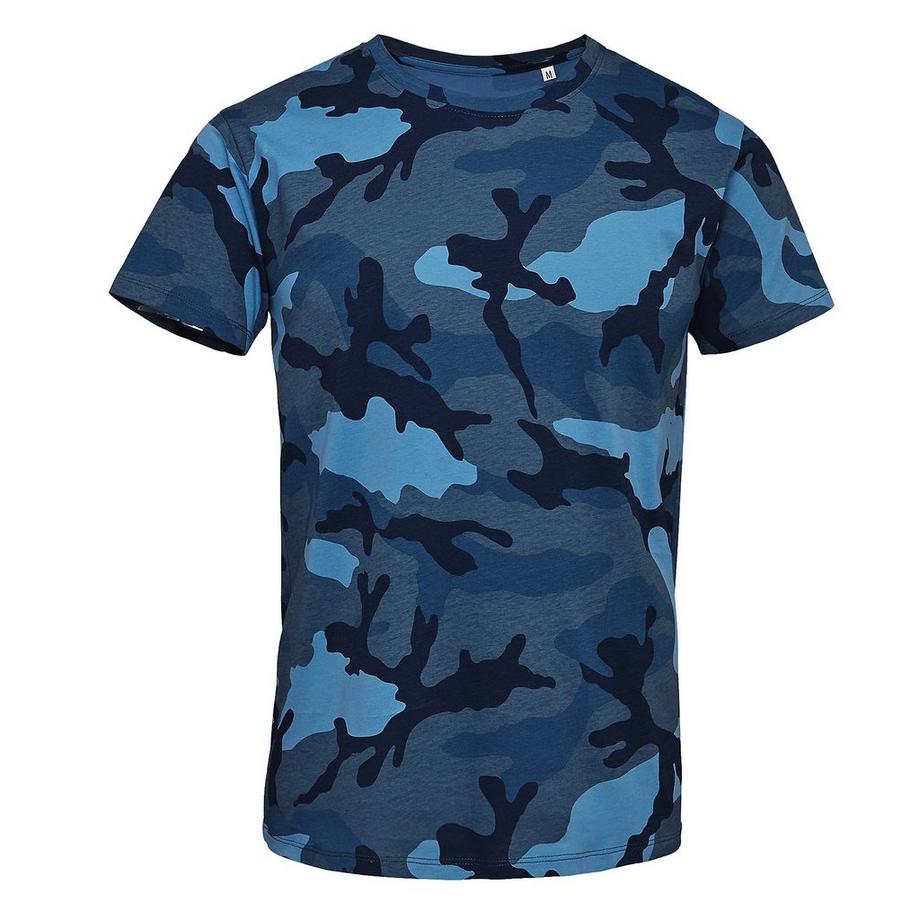 Camo TShirt mit Tarnmuster, Kurzarm