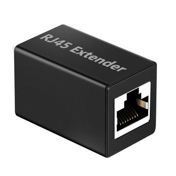 RJ45 Verlängerungsadapter Schwarz