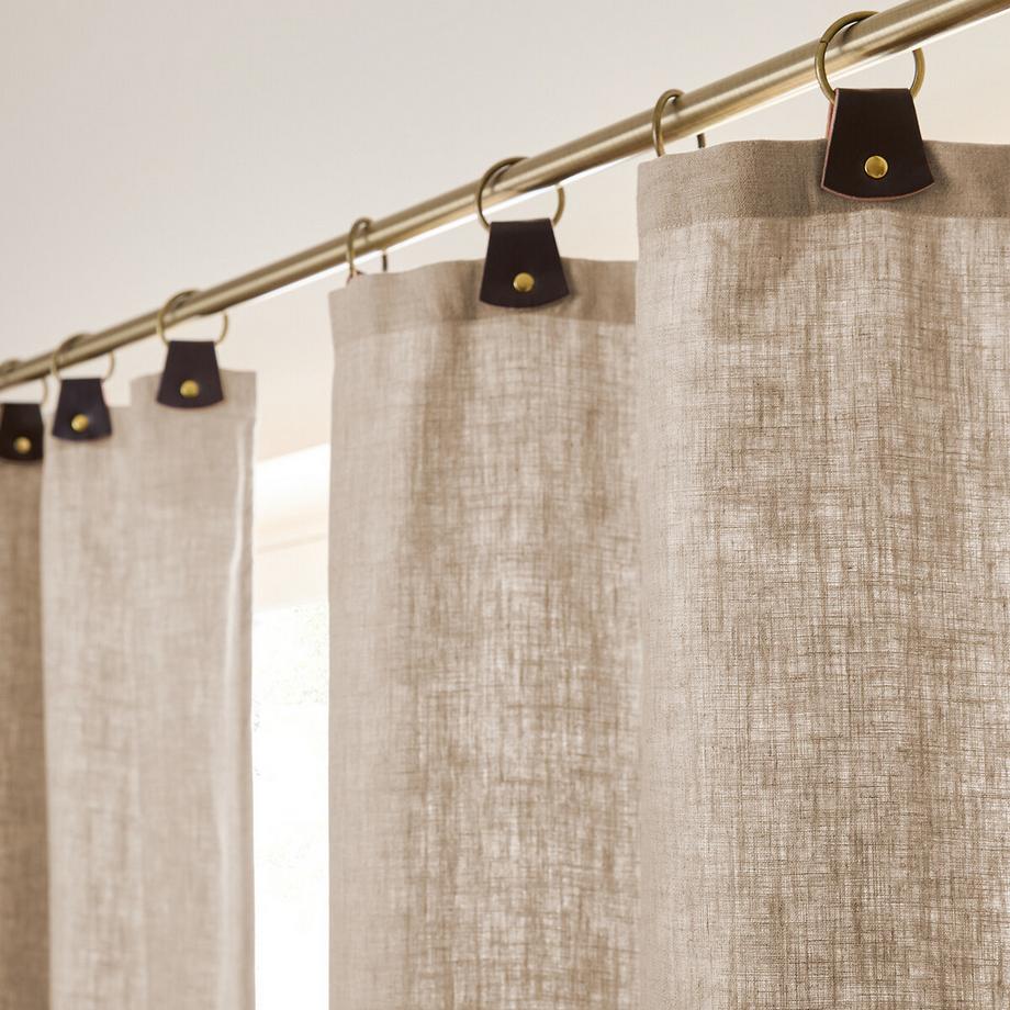 AM.PM  Vorhang Private aus vorgewaschenem Leinen mit Futter und Ringen 