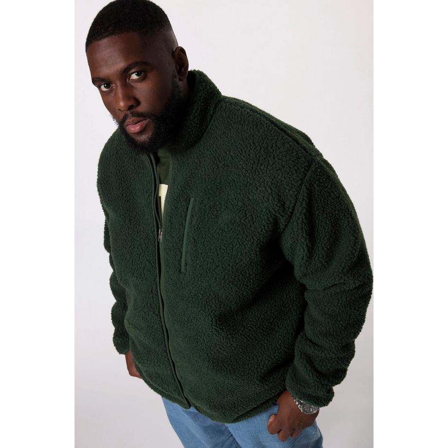 Sthuge Teddyjacke Fleecefutter Stehkragen  