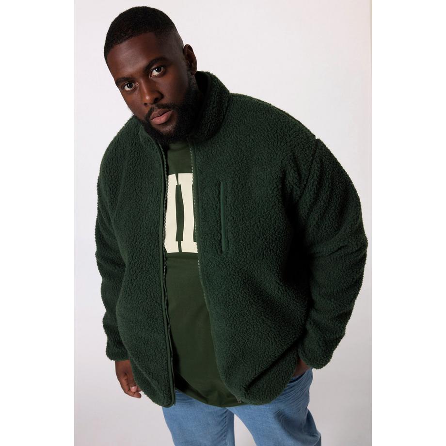 Sthuge Teddyjacke Fleecefutter Stehkragen  