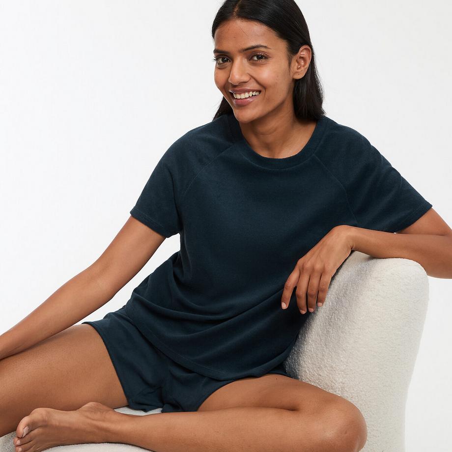 La Redoute Collections Frottee Kurzpyjama  