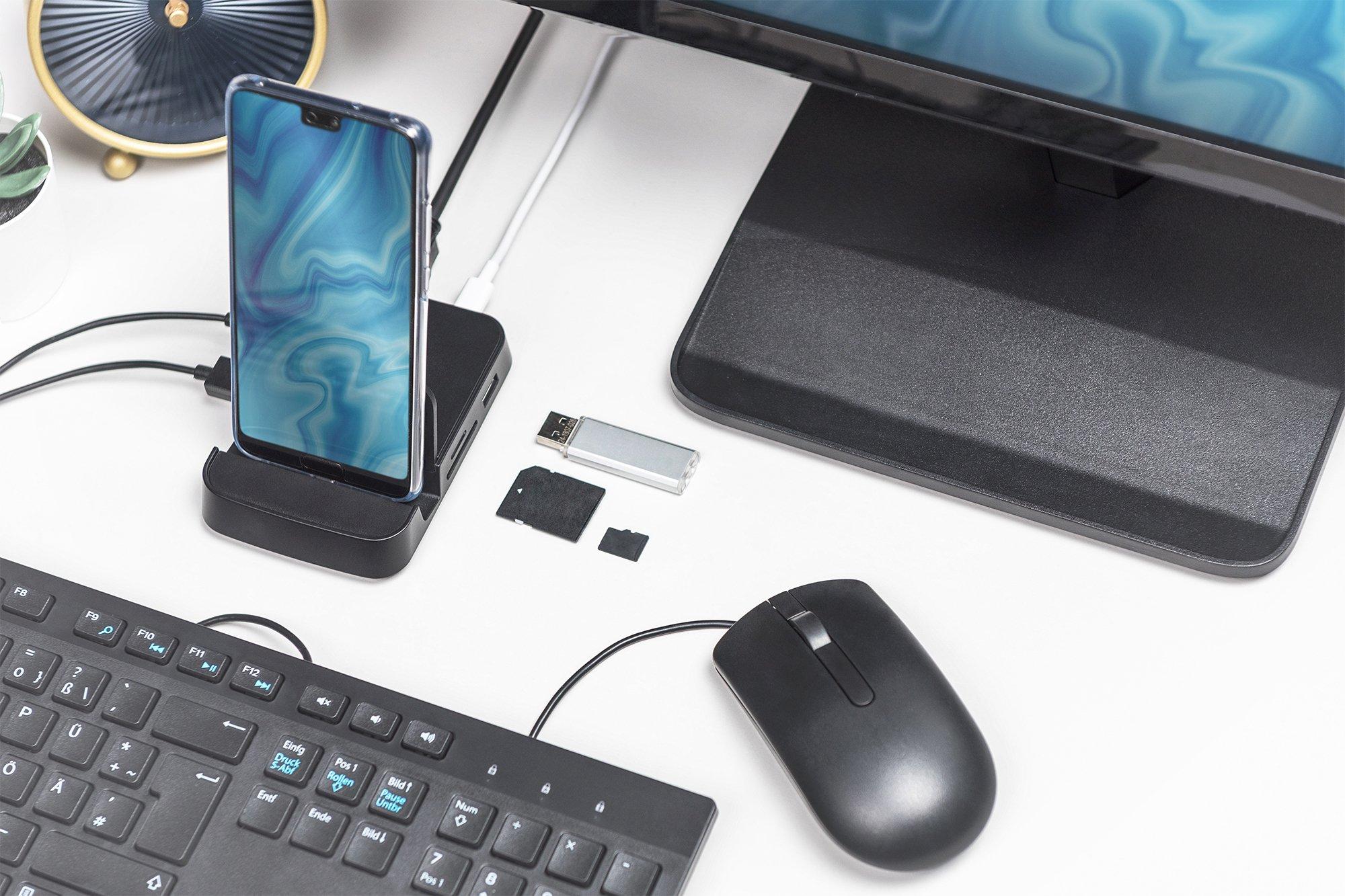 Digitus  USB-C™ Smartphone Docking Station, 7-Port 