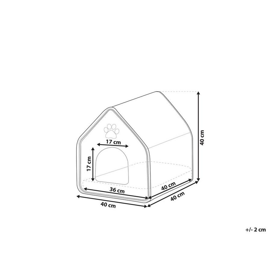 Beliani  Accessori en Feltro Scandinavo JANGI 