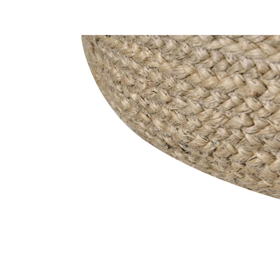 Beliani Pouf en Jute Boho DUKI  