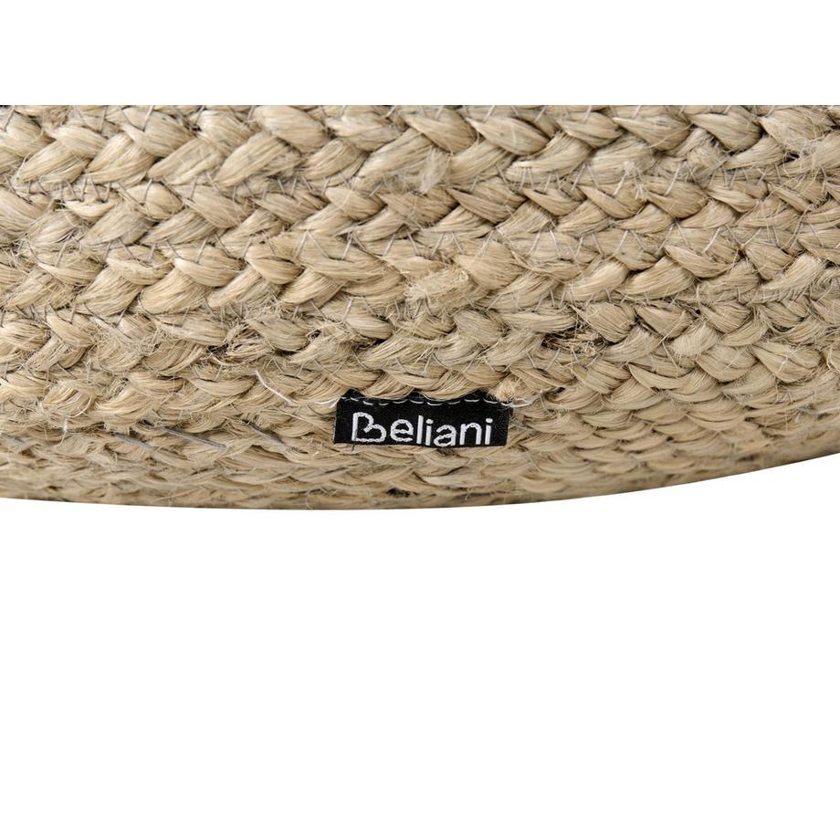 Beliani Pouf en Jute Boho DUKI  