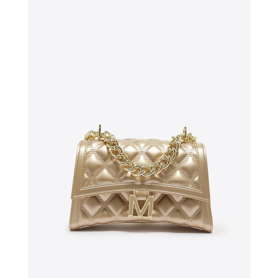 Marc Ellis Sac à main matelassé avec bandoulière chaîne  