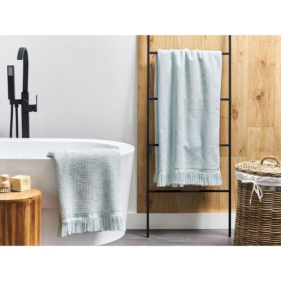 Beliani Handtücher im 2er Set aus Baumwolle ATIU  