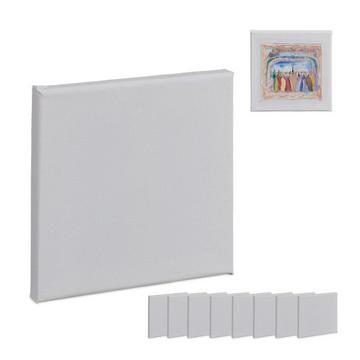 Leinwandquadrat 10er Set