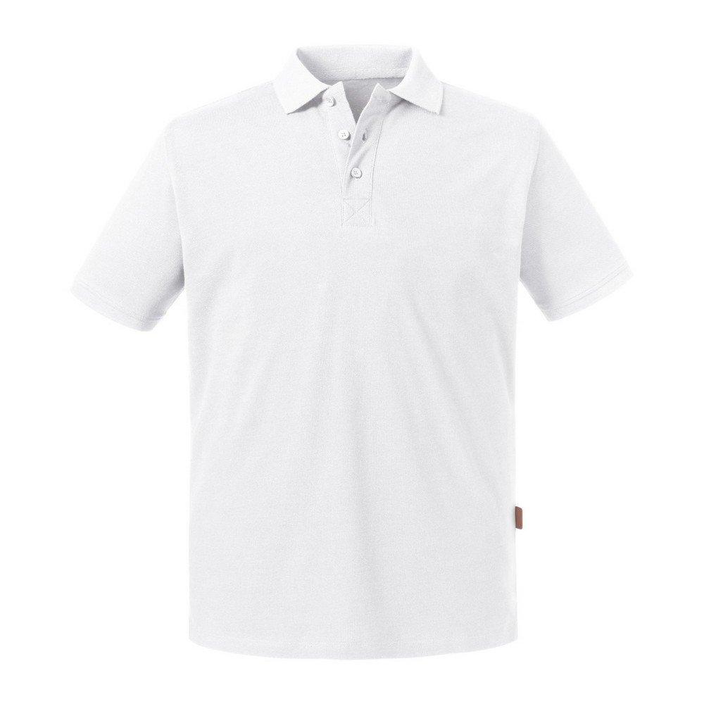 Image of Poloshirt Pure Organic Herren Weiss S