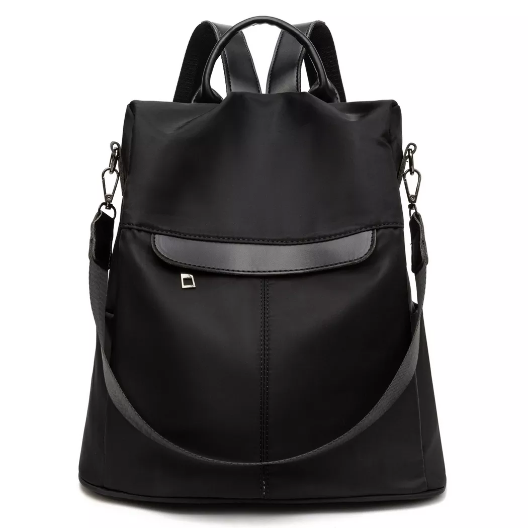 Only-bags.store - Rucksack wasserdicht Anti-Diebstahl-Schultertasche, One Size, Schwarz