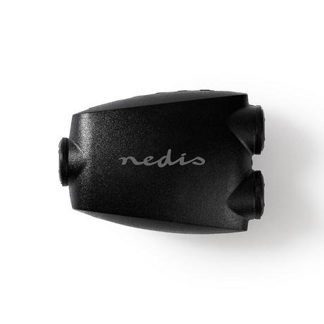 Nedis  TosLink Adapter | TosLink Femelle | 2x TosLink Femelle | Splitter | ABS | Noir | 1 pc. | Blister 