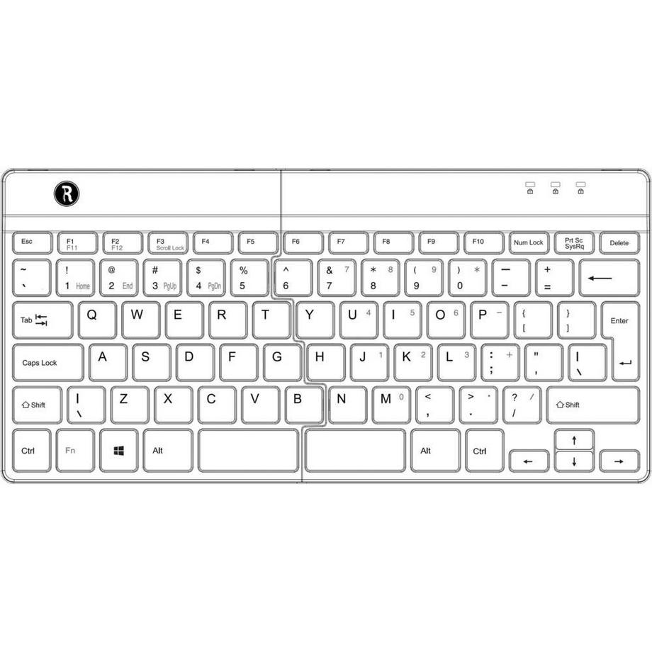 R-GO Tools  R-Go Tools Split R-Go Break Ergonomische Tastatur, QWERTY (US), , kabelgebunden 