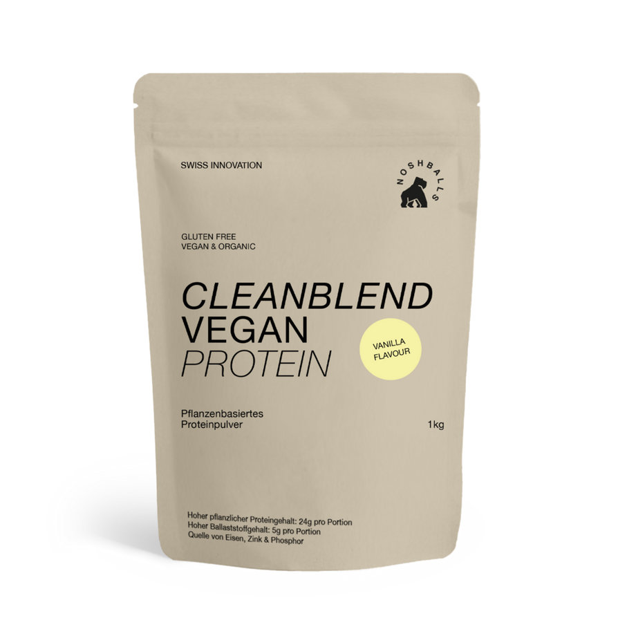 NOSHBALLS  Noshballs Cleanblend - Veganes Proteinpulver  - Geschmack Vanille 