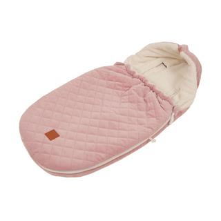 Kaiser  Babyschalen Fusssack Velvet Hoody rosa 