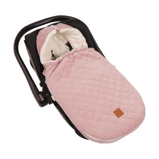 Kaiser  Babyschalen Fusssack Velvet Hoody rosa 