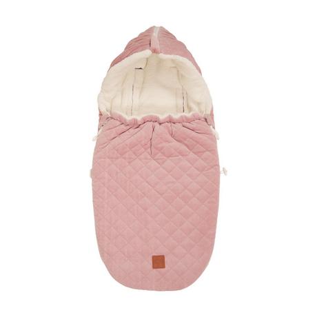 Kaiser  Babyschalen Fusssack Velvet Hoody rosa 