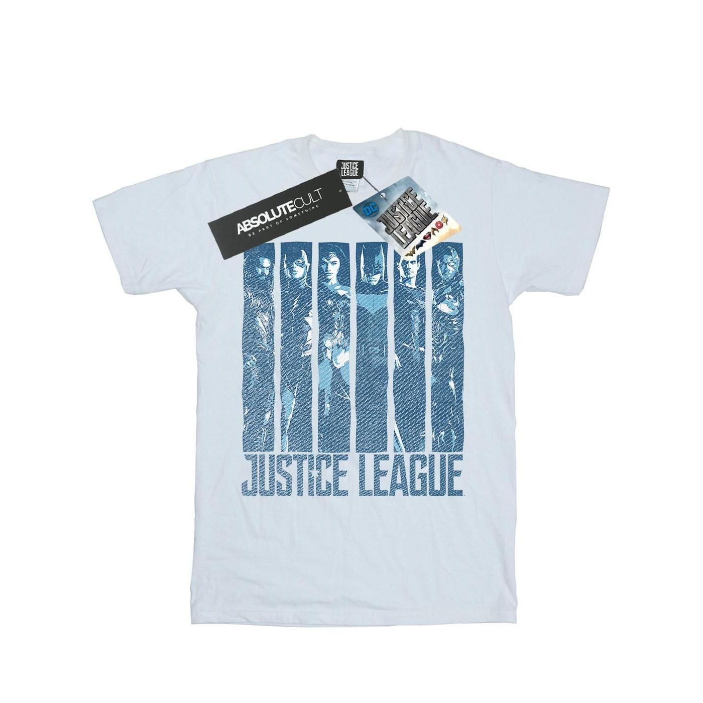 Image of Justice League Movie Double Indigo Tshirt Mädchen Weiss 128