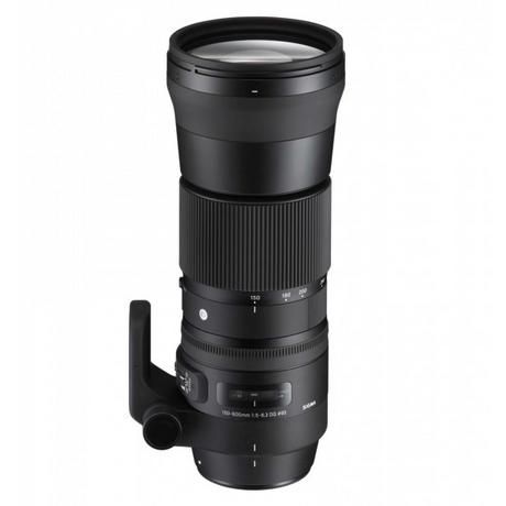 SIGMA  Zoomobjektiv 150-600mm f / 5.0-6.3 DG OS HSM c CA 