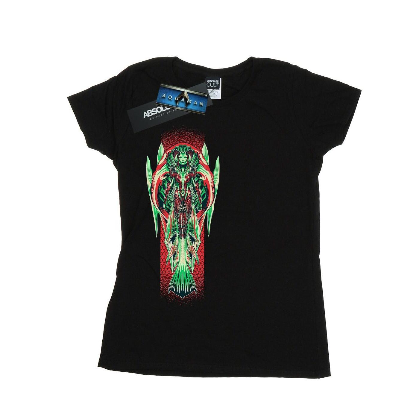 Image of Aquaman Queen Atlanna Tshirt Damen Schwarz M