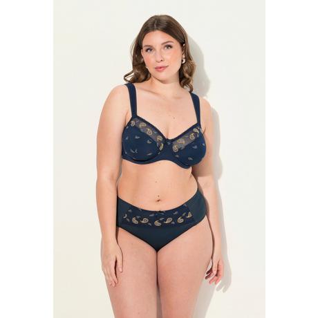 Ulla Popken  Soutien-gorge à armatures, imprimé cachemire - bonnet C-F 