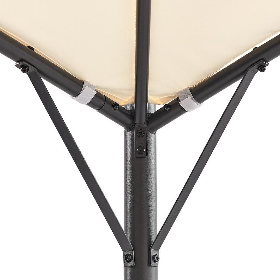 Beliani Pavillon aus Stoff  VOMERO  