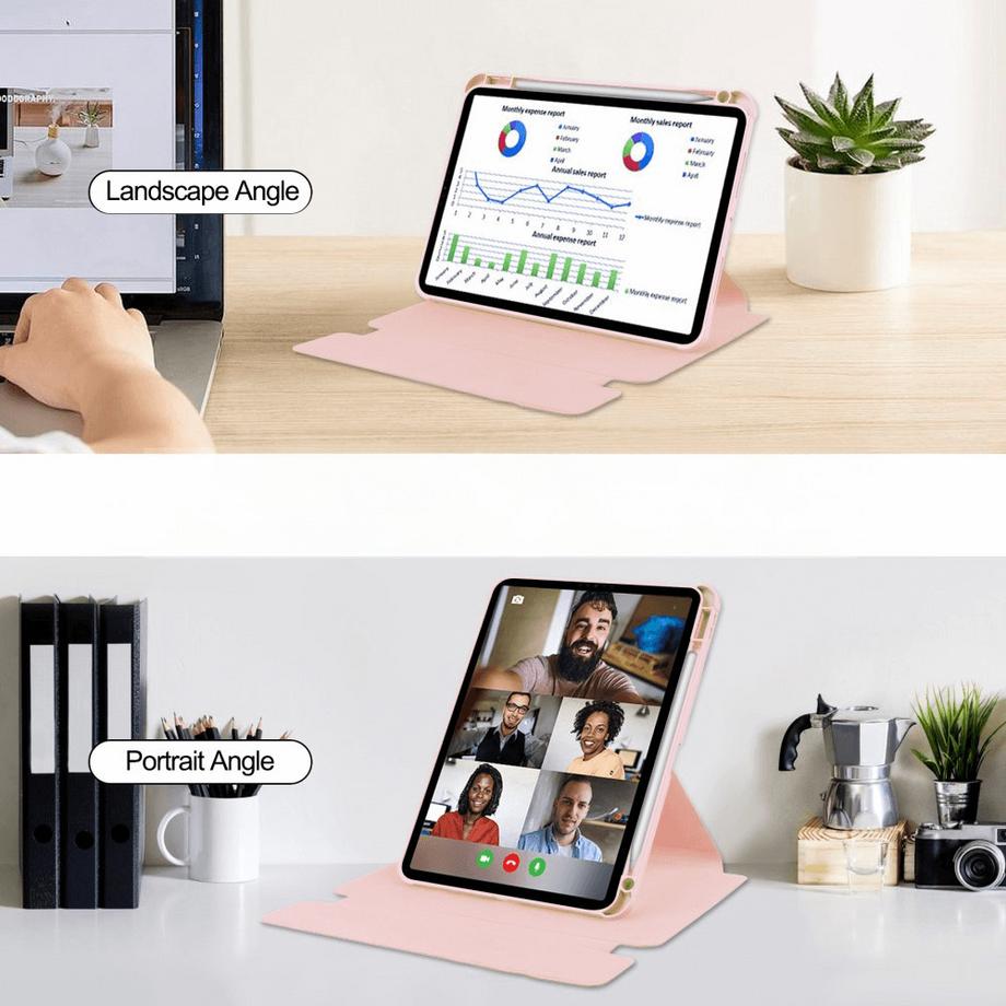 Cover-Discount  iPad Air 13 (M2 / M3) - Custodia ruotabile a 360 gradi 