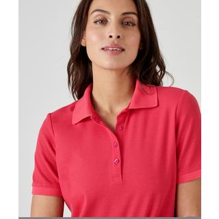 Damart  Kurzärmeliges Poloshirt, Steppmasche. 