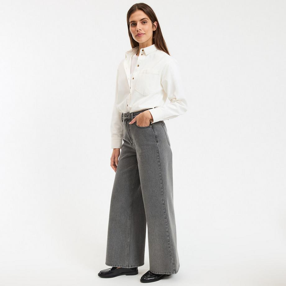 La Redoute Collections Chemise en denim pur coton  