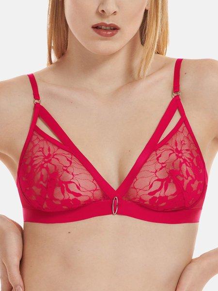 Image of Bh Ohne Bügel Flamenco Damen Rot Bunt D/80
