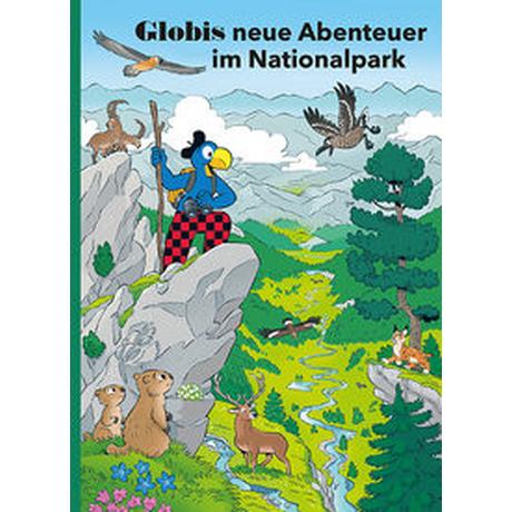 Globis neue Abenteuer im Nationalpark Lendenmann, Jürg; Glättli, Samuel; Glättli, Samuel (Illustrationen) Gebundene Ausgabe 