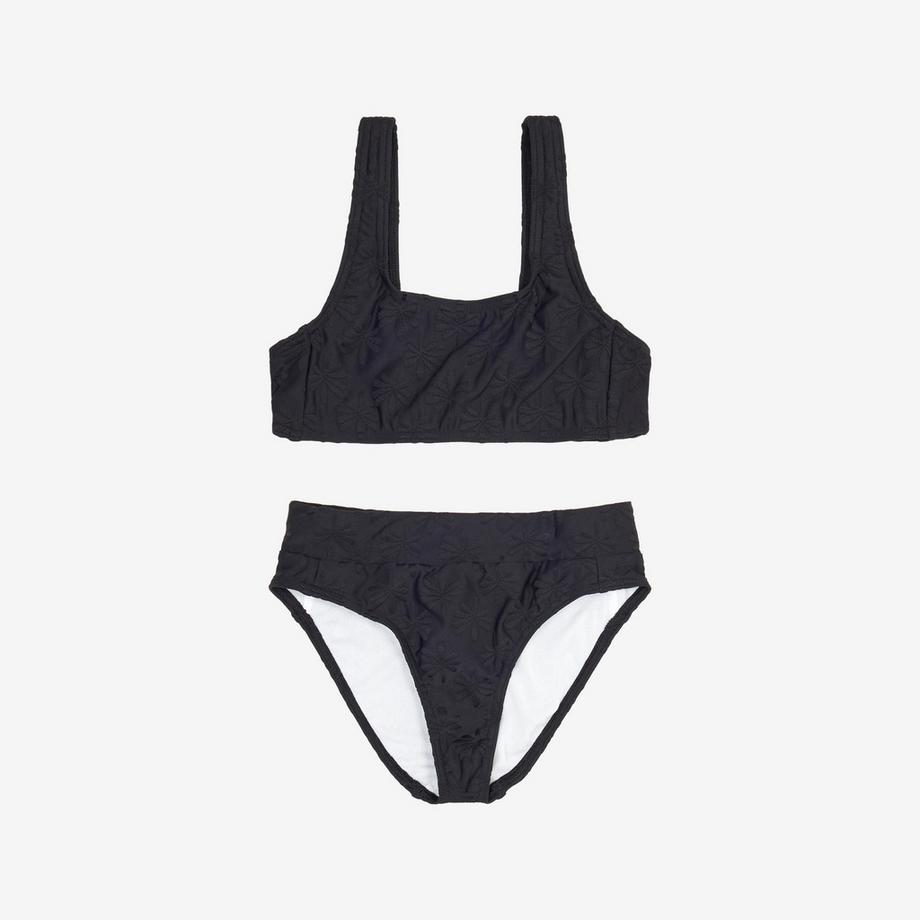 DECATHLON  Set bikini surf bambina bustier vita alta poliestere 