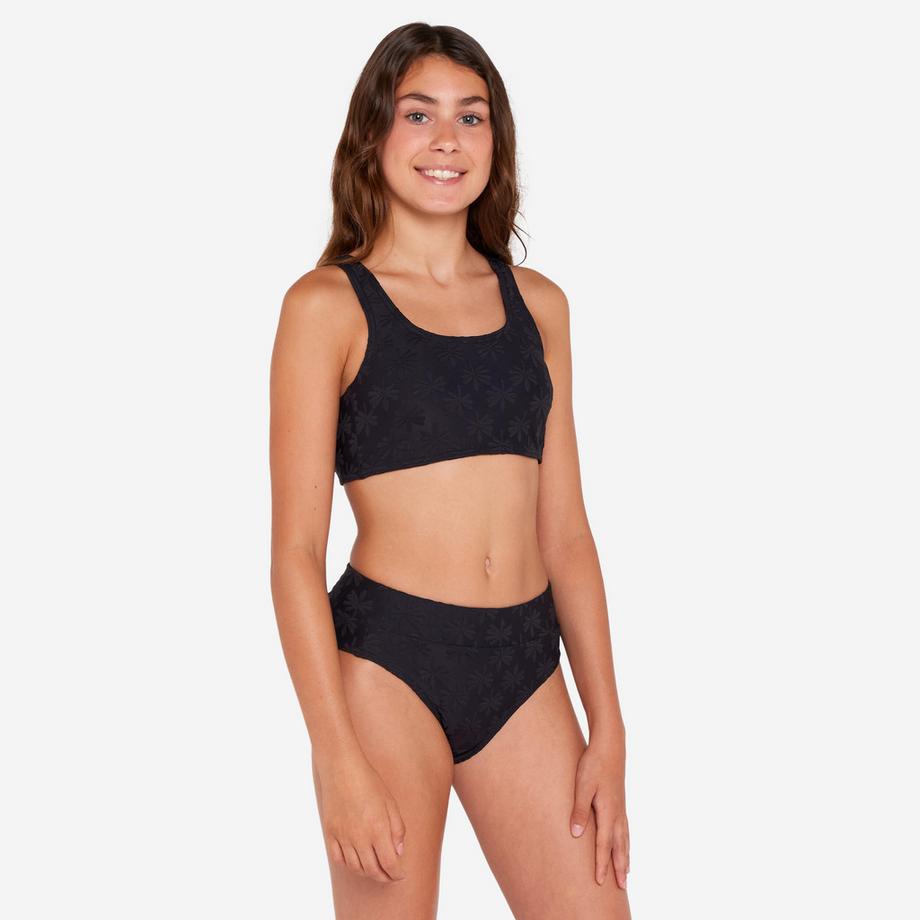 Set bikini surf bambina bustier vita alta poliestere