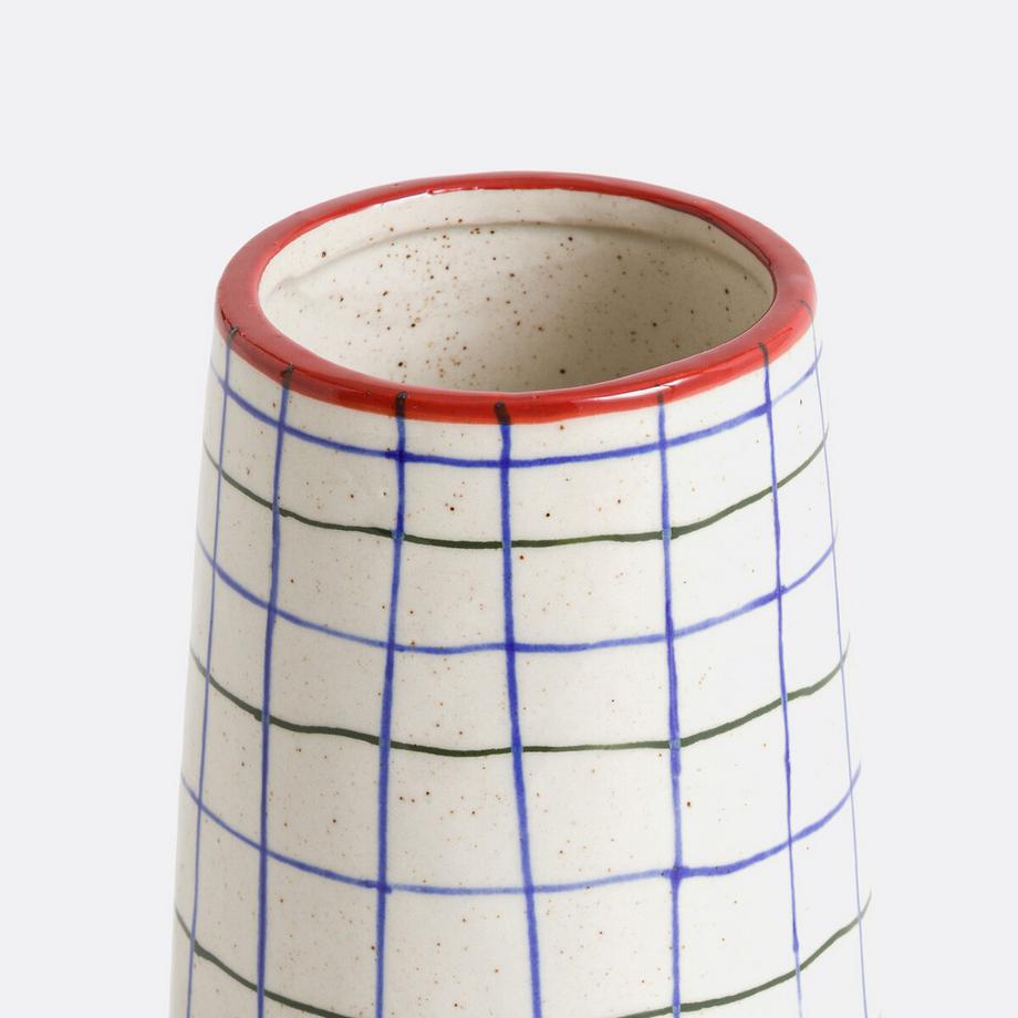 La Redoute Intérieurs Vase en céramique à carreaux H15  
