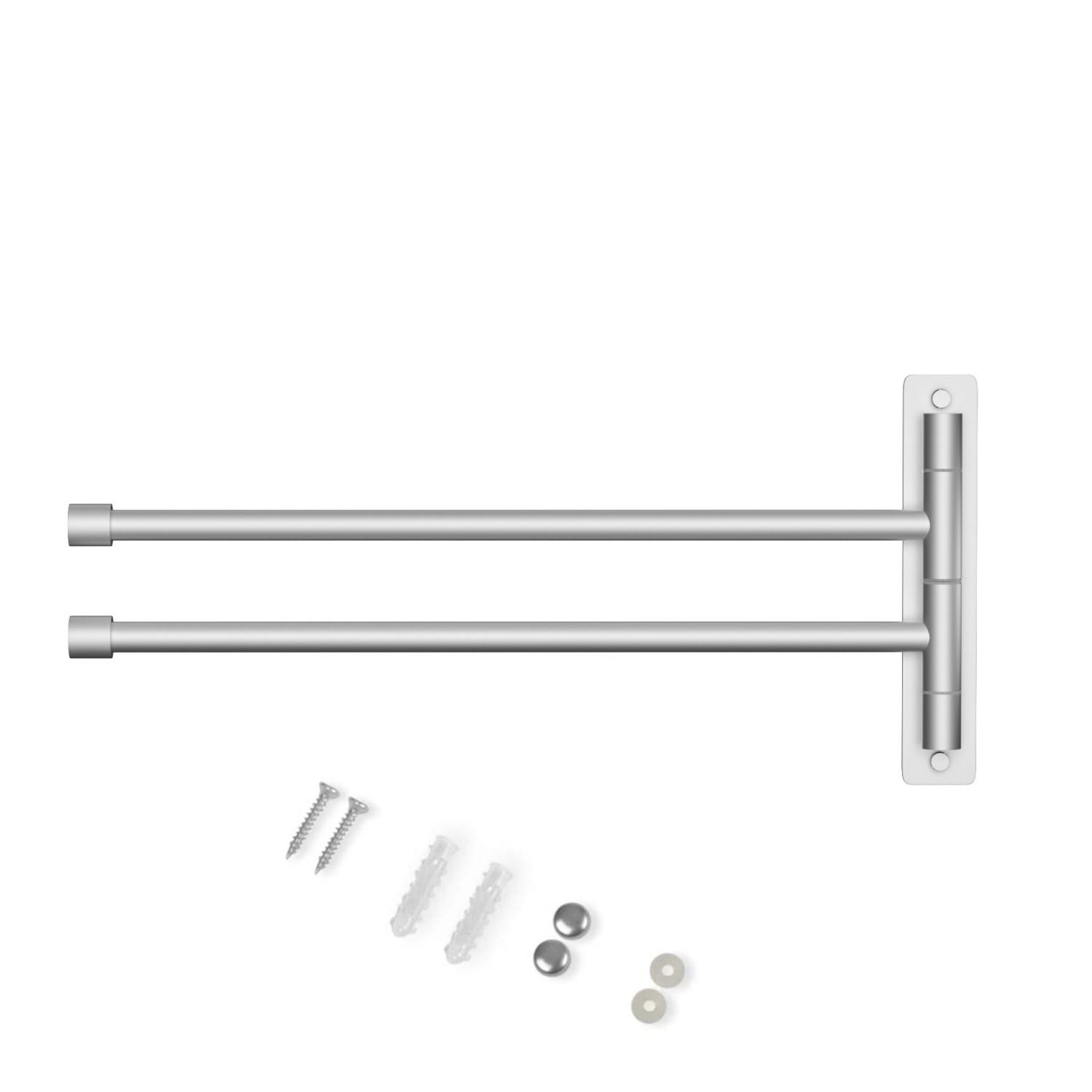 Intirilife Handtuchhalter mit zwei Armen  