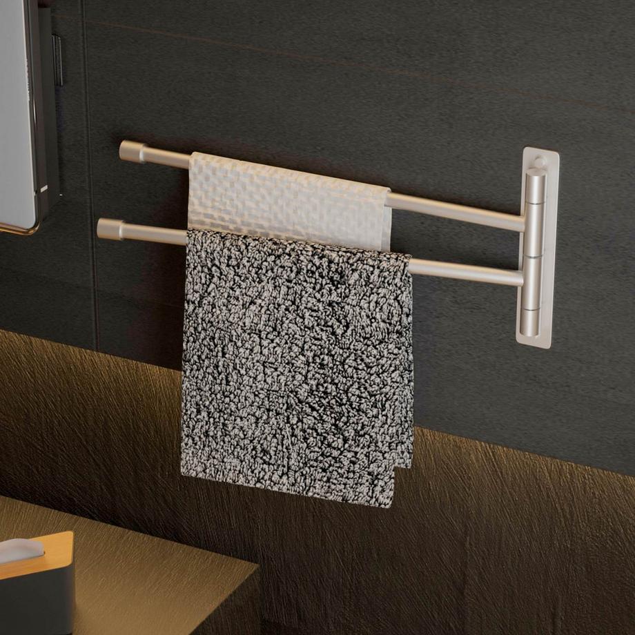 Intirilife Handtuchhalter mit zwei Armen  