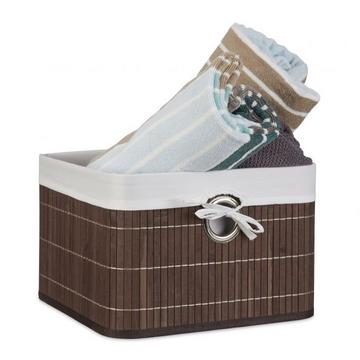 Panier de rangement en bambou