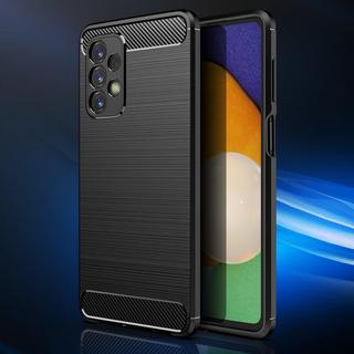 Cover-Discount  Galaxy A23 - Housse métal look carbone noir 