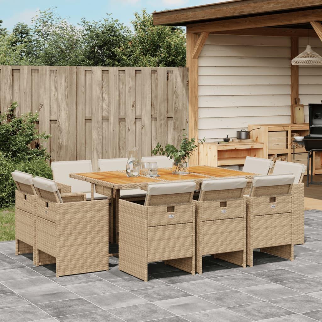 VidaXL Garten essgruppe poly-rattan  