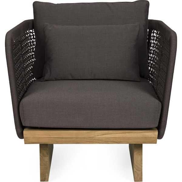 Image of Gartensessel Xylia Dark mit Kissen Gartensessel Xylia Dark mit Kissen