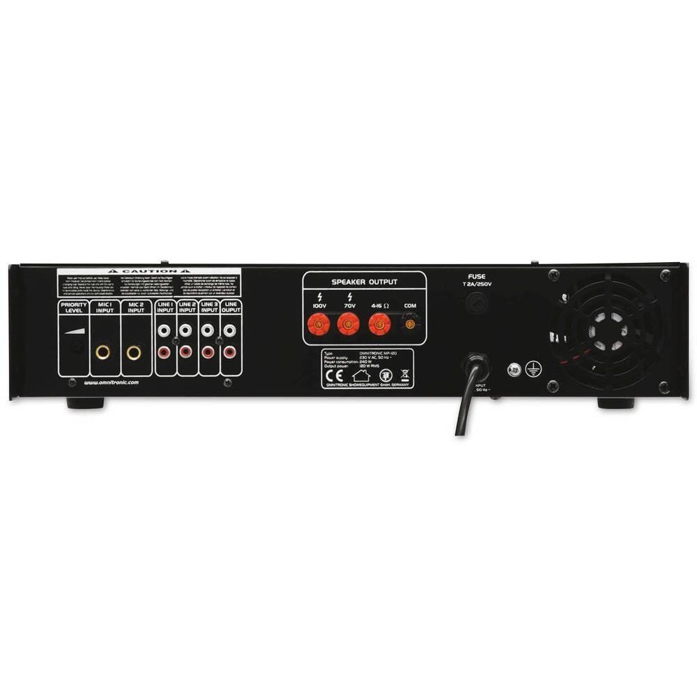 Omnitronic  MP-120 Amplificatore PA 120 W 