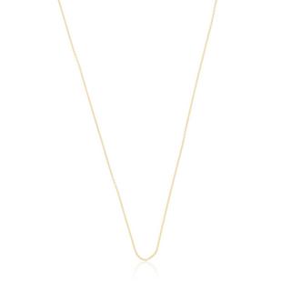 MUAU Schmuck  Collier Rundanker Gelbgold 750, 0.9mm, 42cm 